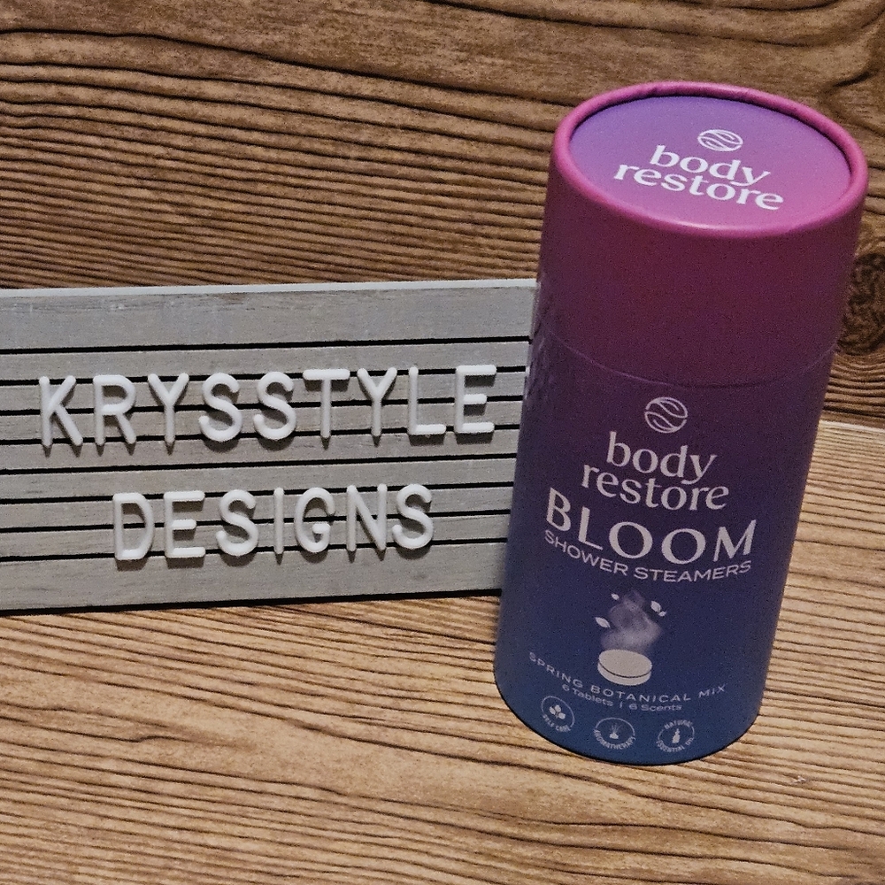 Body Restore Bloom Shower Steamers 6 Pack Scented Tablets